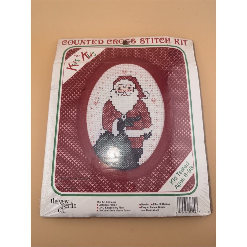 Vintage Christmas Cross Stitch Kit 30709 The New Berlin Co. Sealed